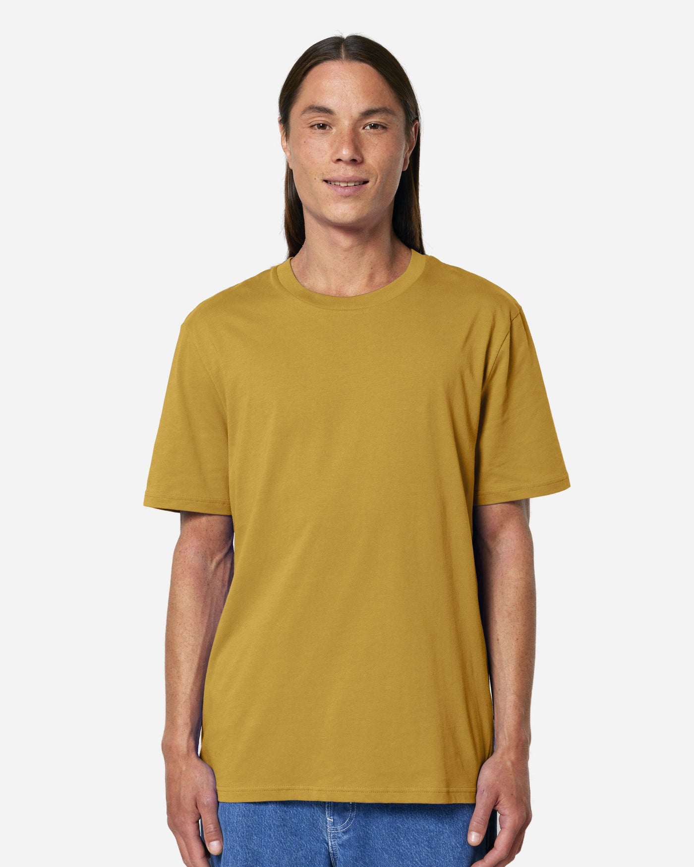 T-shirt unisexe Creator 2.0 Couleurs porté, coloris Ochre