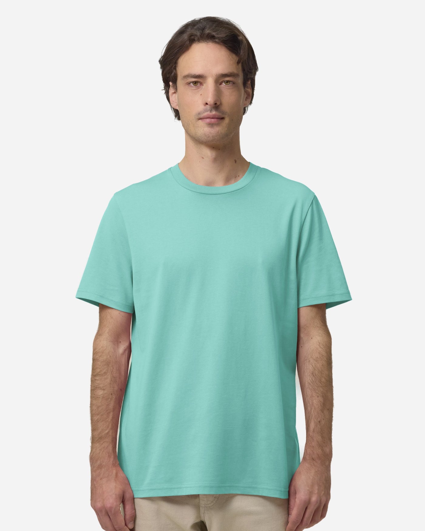T-shirt unisexe Creator 2.0 Couleurs porté, coloris Pool Blue