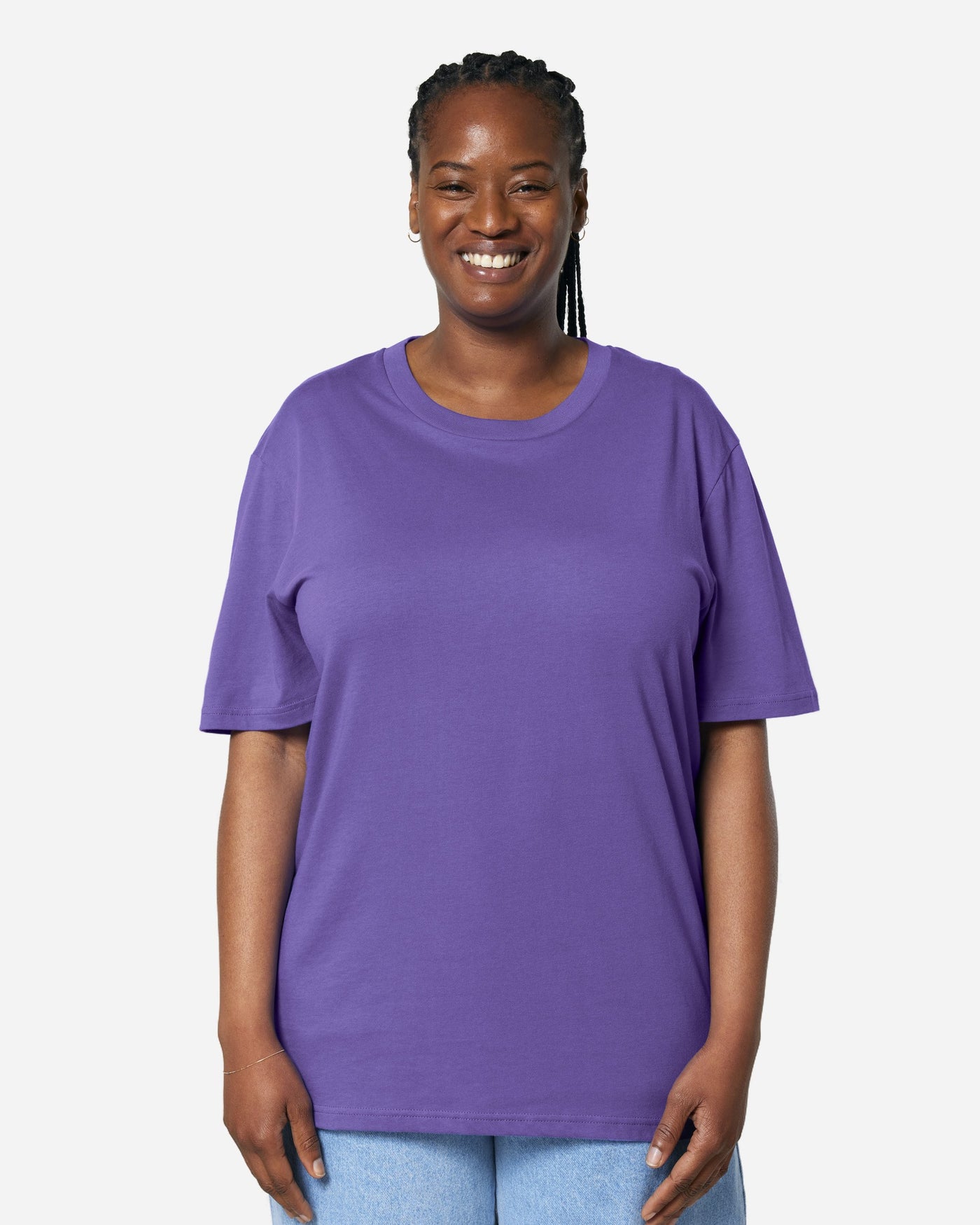 T-shirt Creator 2.0 porté, coloris Purple Love