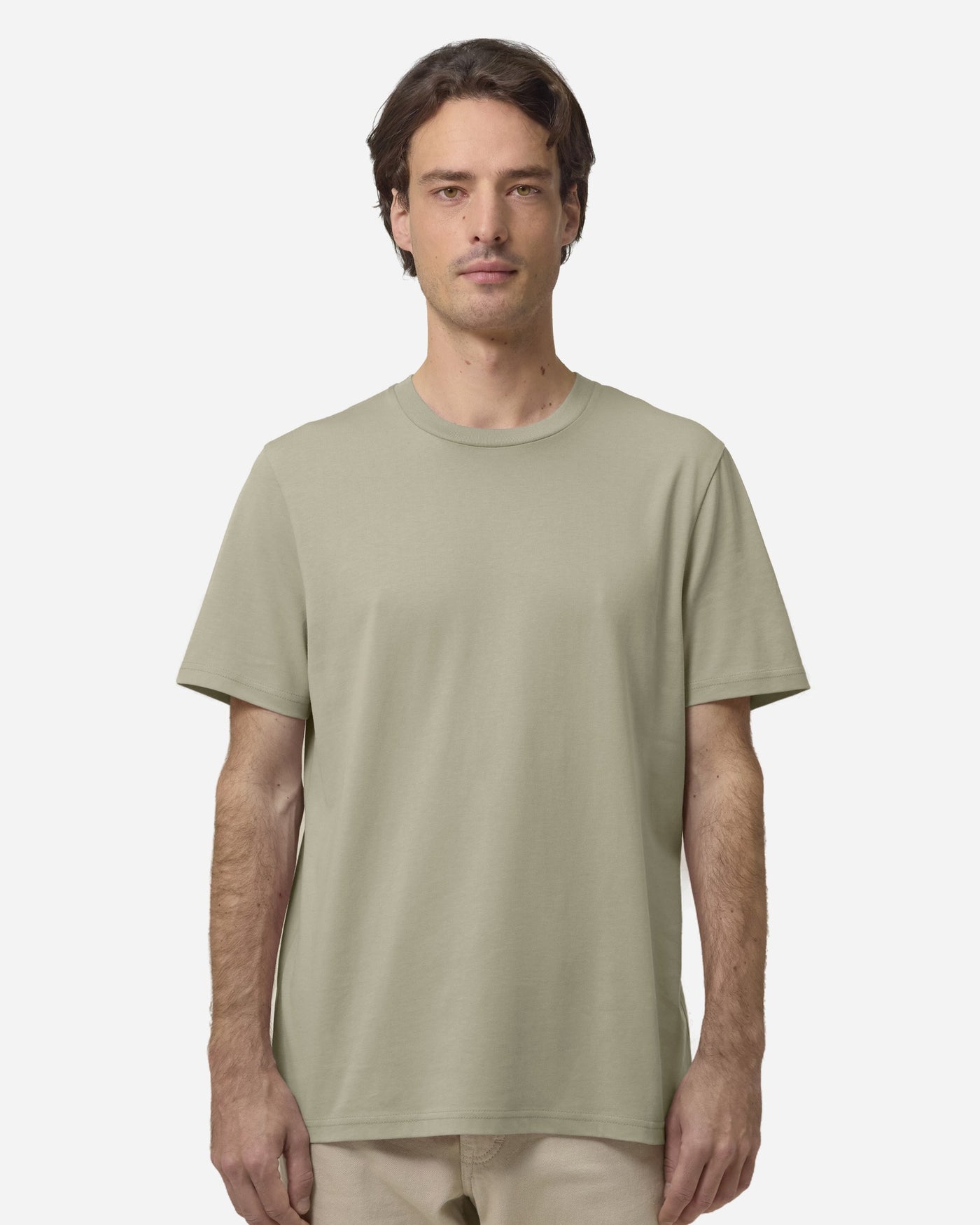 T-shirt unisexe Creator 2.0 porté, coloris Stone