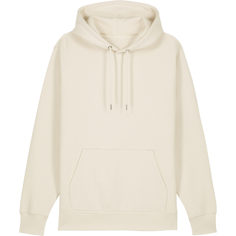 Sweat à capuche unisexe Cruiser 2.0 à plat, coloris Natural Raw