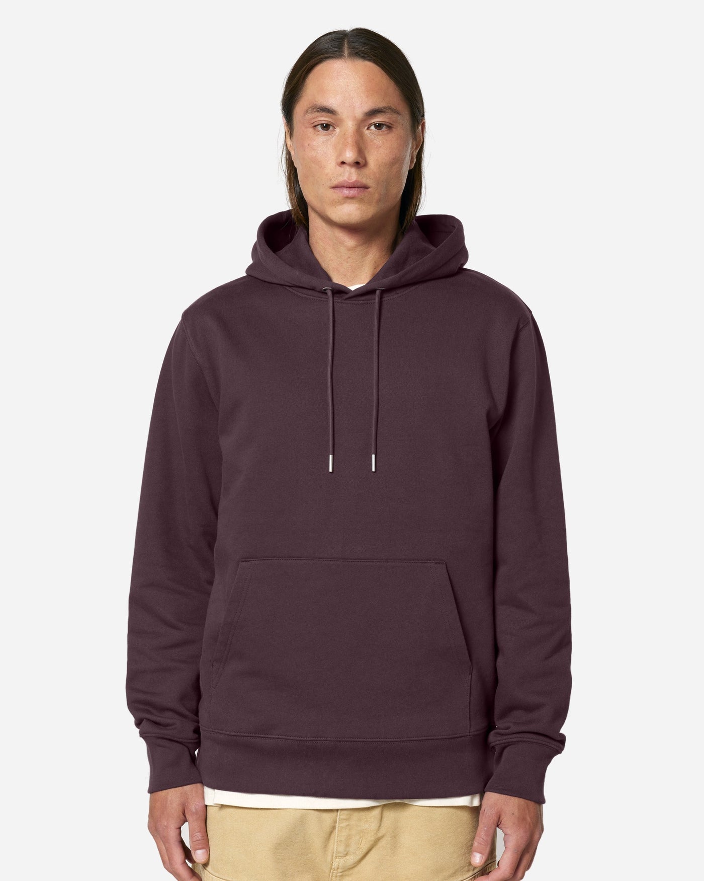 Sweat à capuche unisexe Cruiser 2.0 Couleurs porté, coloris Red Brown