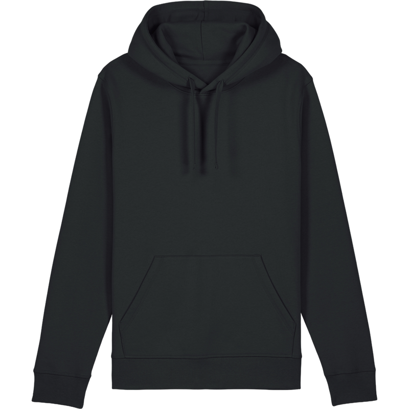 Sweat à capuche unisexe Drummer 2.0 à plat, coloris Black