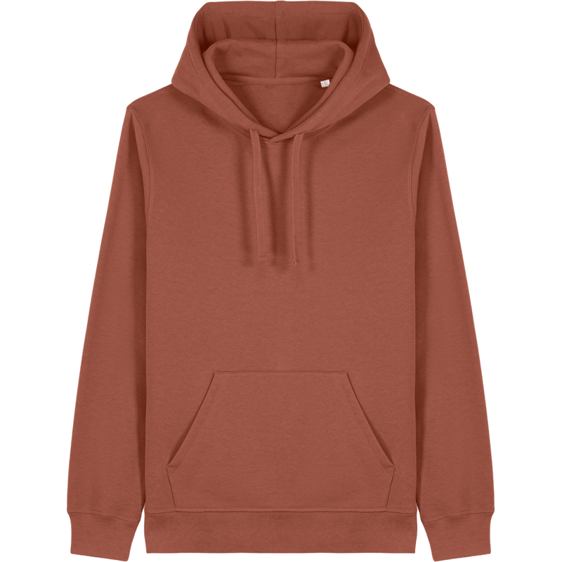 Sweat à capuche unisexe Drummer 2.0 à plat, coloris Heritage Brown