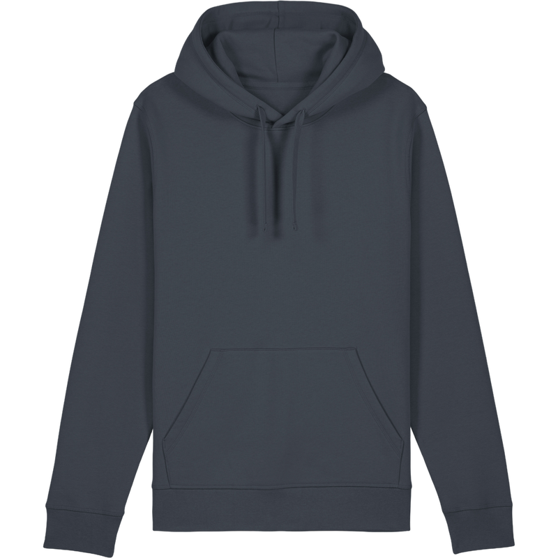 Sweat à capuche unisexe Drummer 2.0 à plat, coloris India Ink Grey