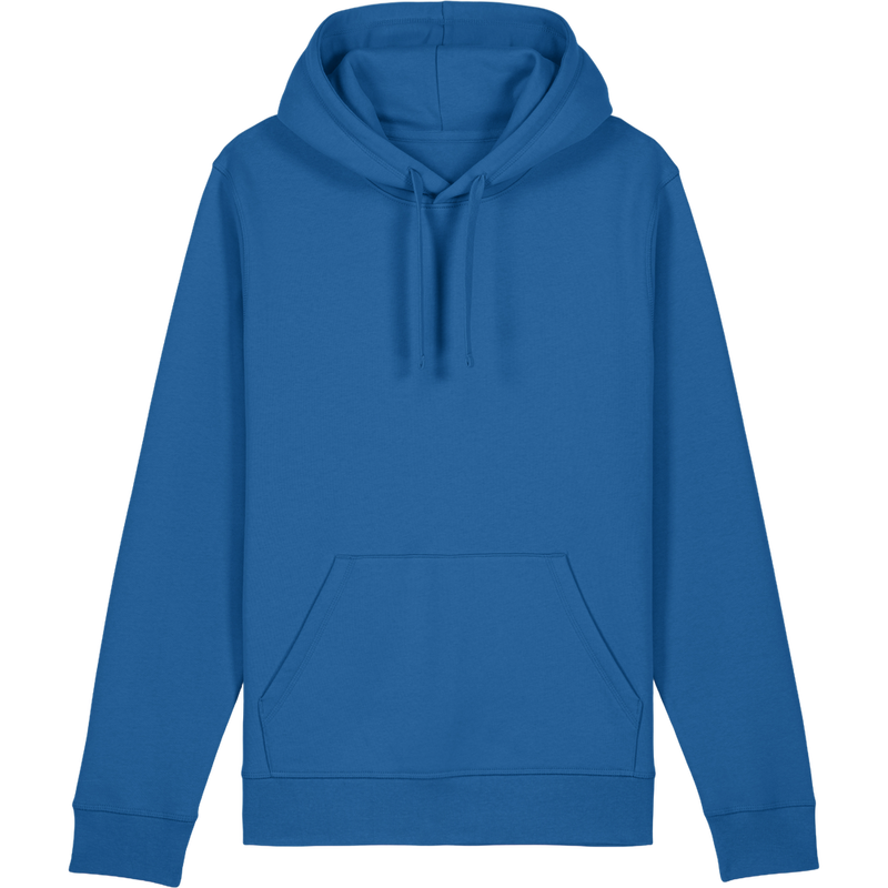 Sweat à capuche unisexe Drummer 2.0 à plat, coloris Royal Blue