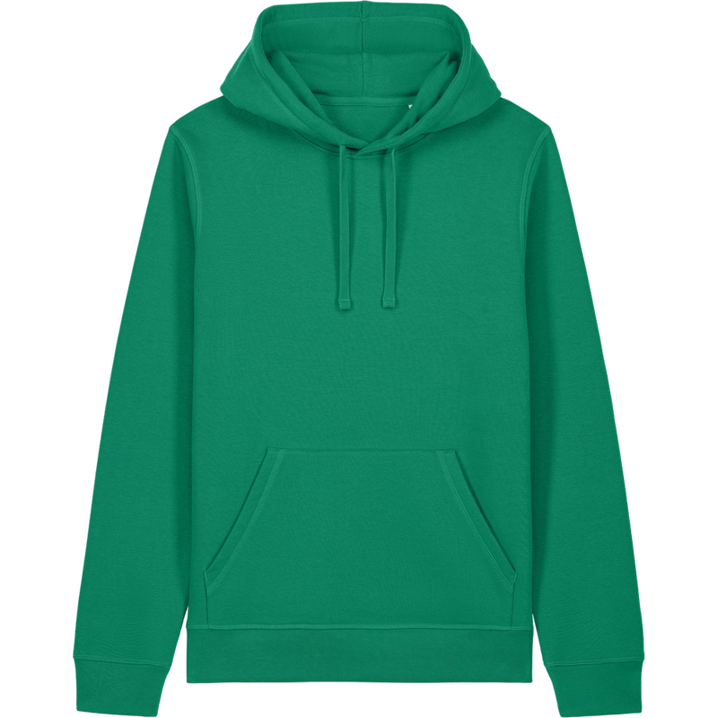 Sweat à capuche unisexe Drummer 2.0 à plat, coloris Verdant Green