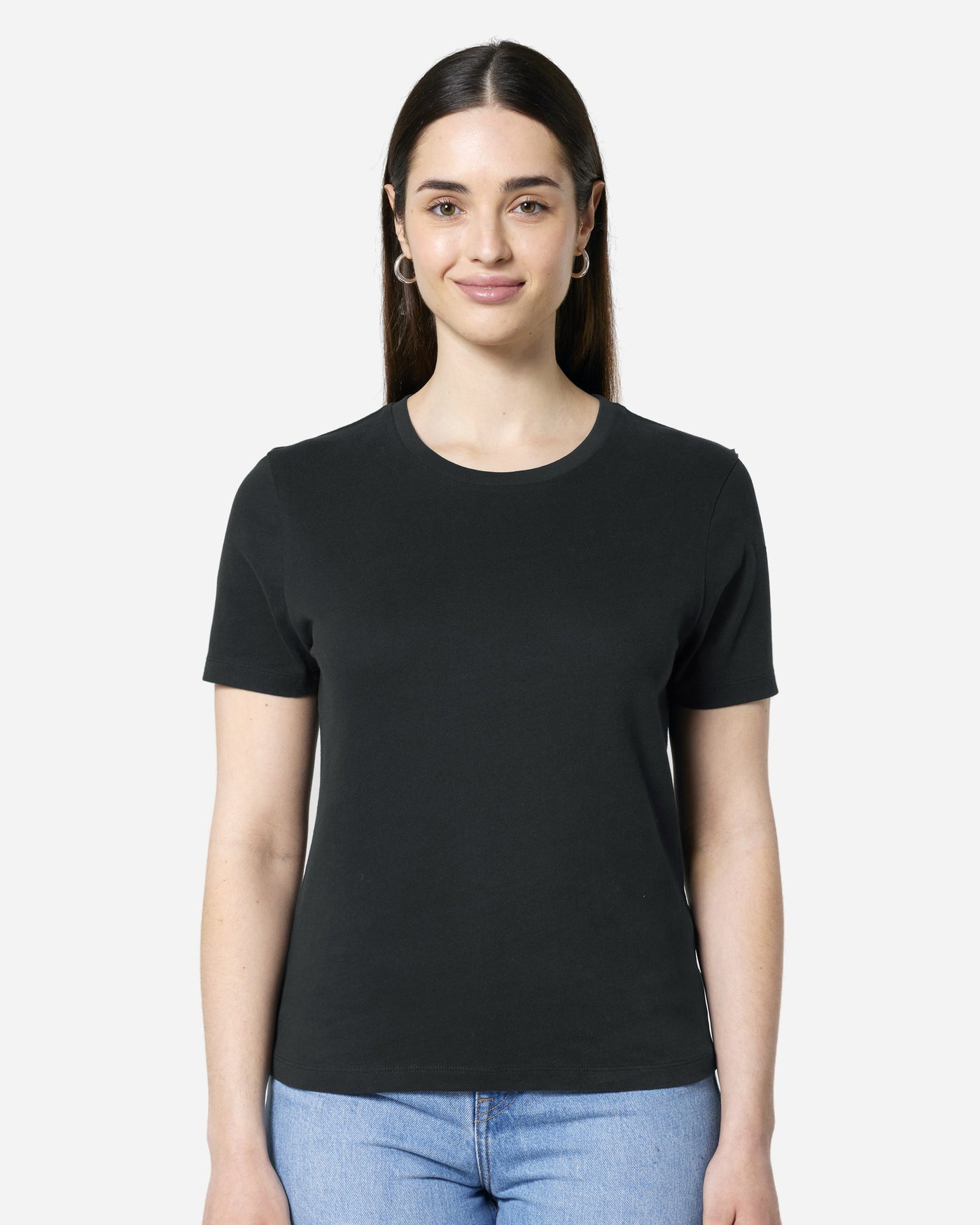 T-shirt femme Stella Ella porté, coloris Black