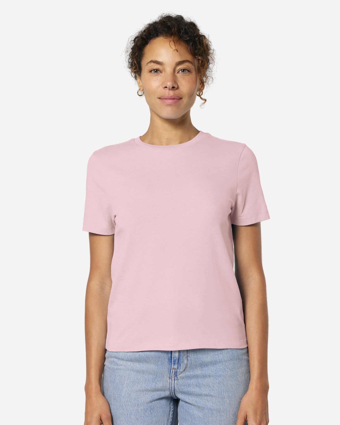 T-shirt femme Stella Ella porté, coloris Cotton Pink