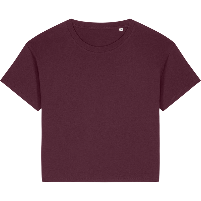 T-shirt femme Stella Etta à plat, coloris Deep Plum