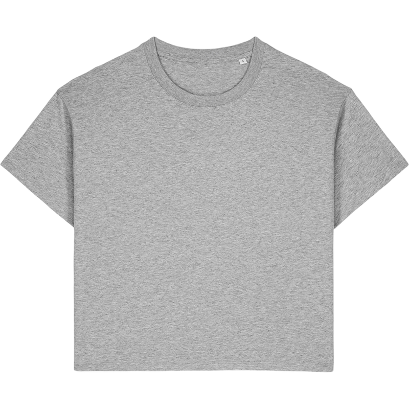 T-shirt femme Stella Etta à plat, coloris Heather Grey