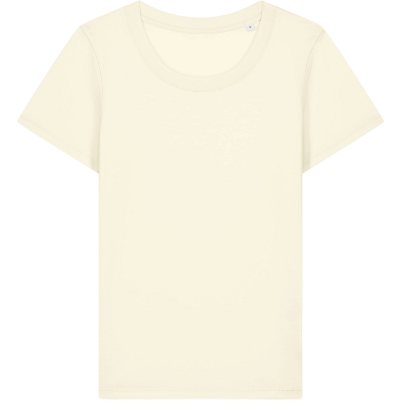 T-shirt femme Stella Expresser 2.0 à plat, coloris Cream
