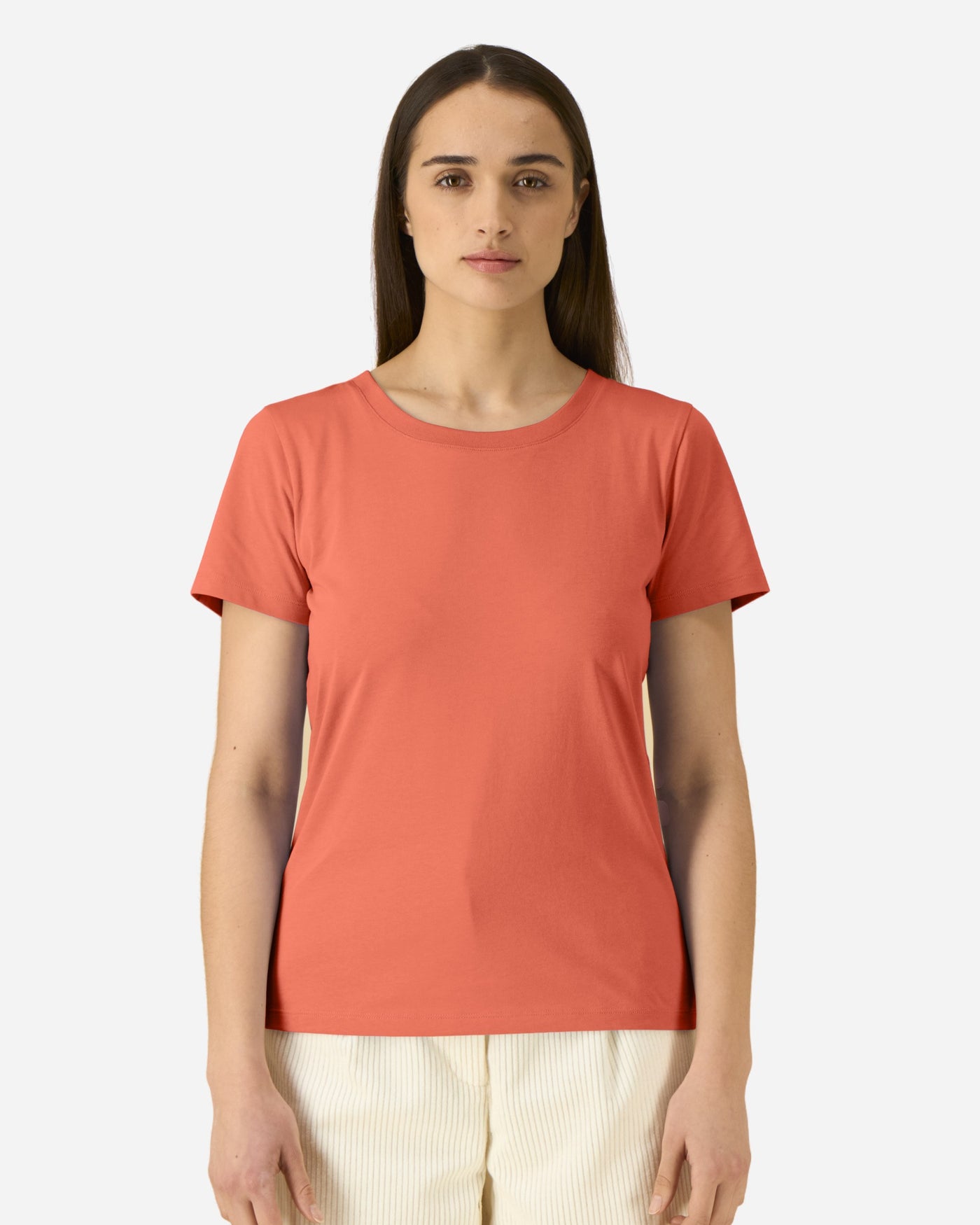 T-shirt femme Stella Expresser 2.0 porté, coloris Fiesta