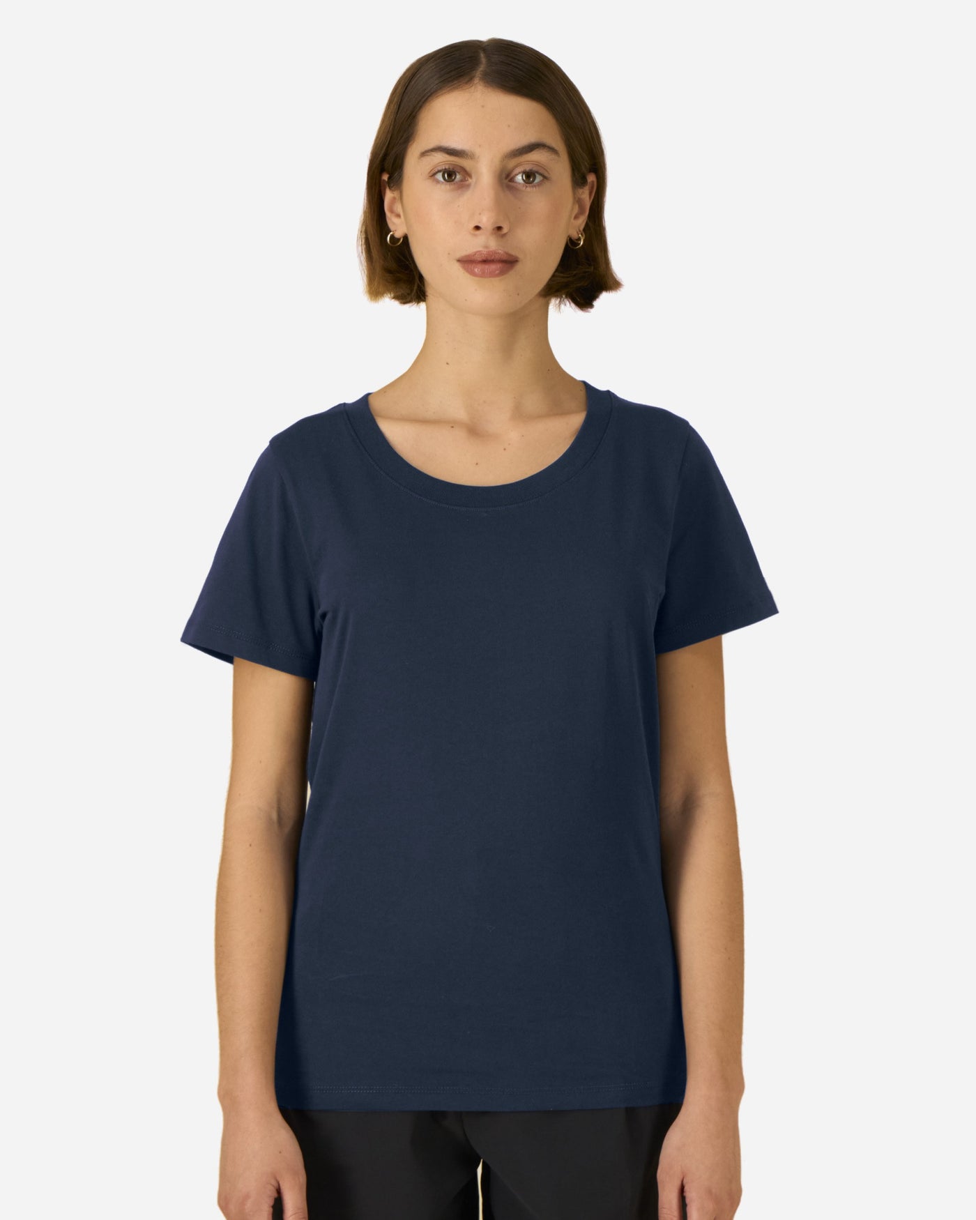 T-shirt femme Stella Expresser 2.0 porté, coloris French Navy