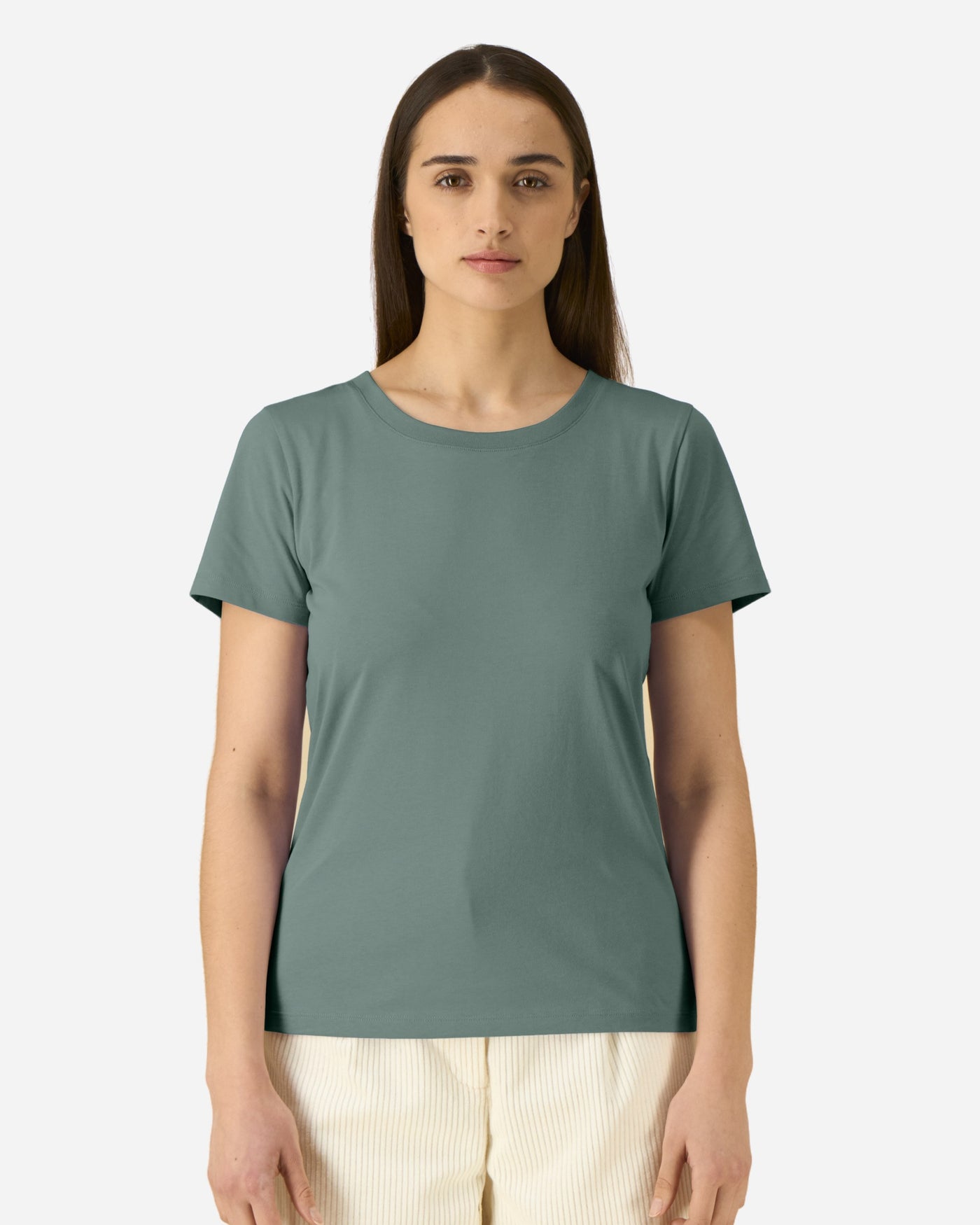 T-shirt femme Stella Expresser 2.0 porté, coloris Green Bay