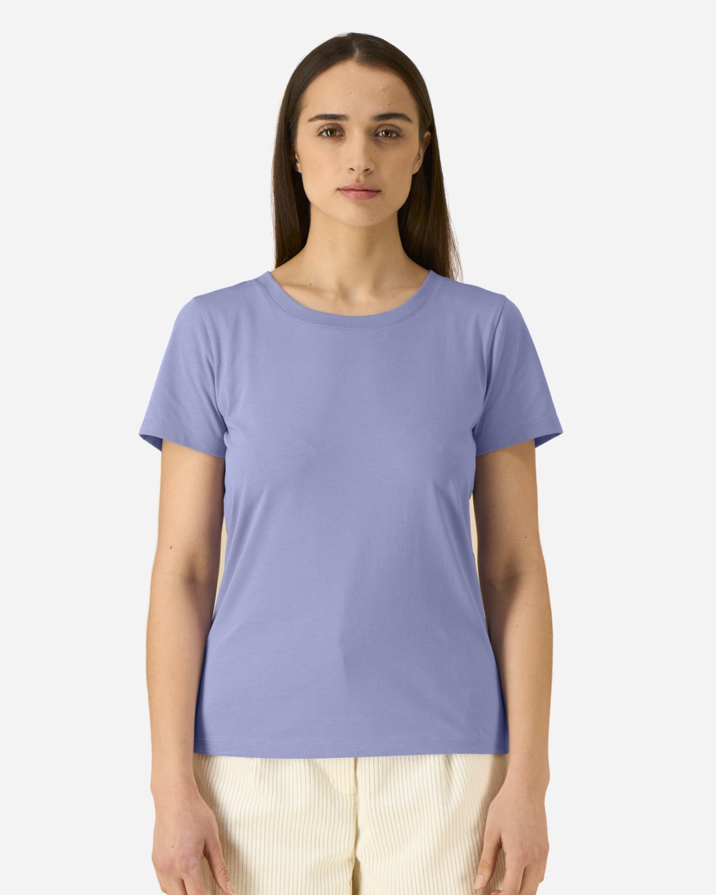 T-shirt femme Stella Expresser 2.0 porté, coloris Violet