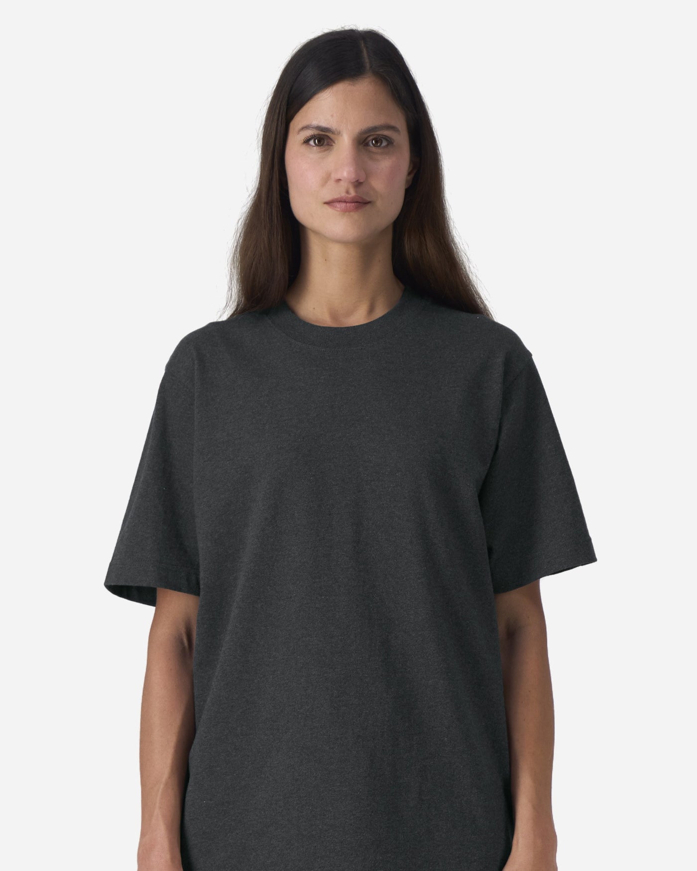 T-shirt unisexe Freestyler porté, coloris Dark Heather Grey