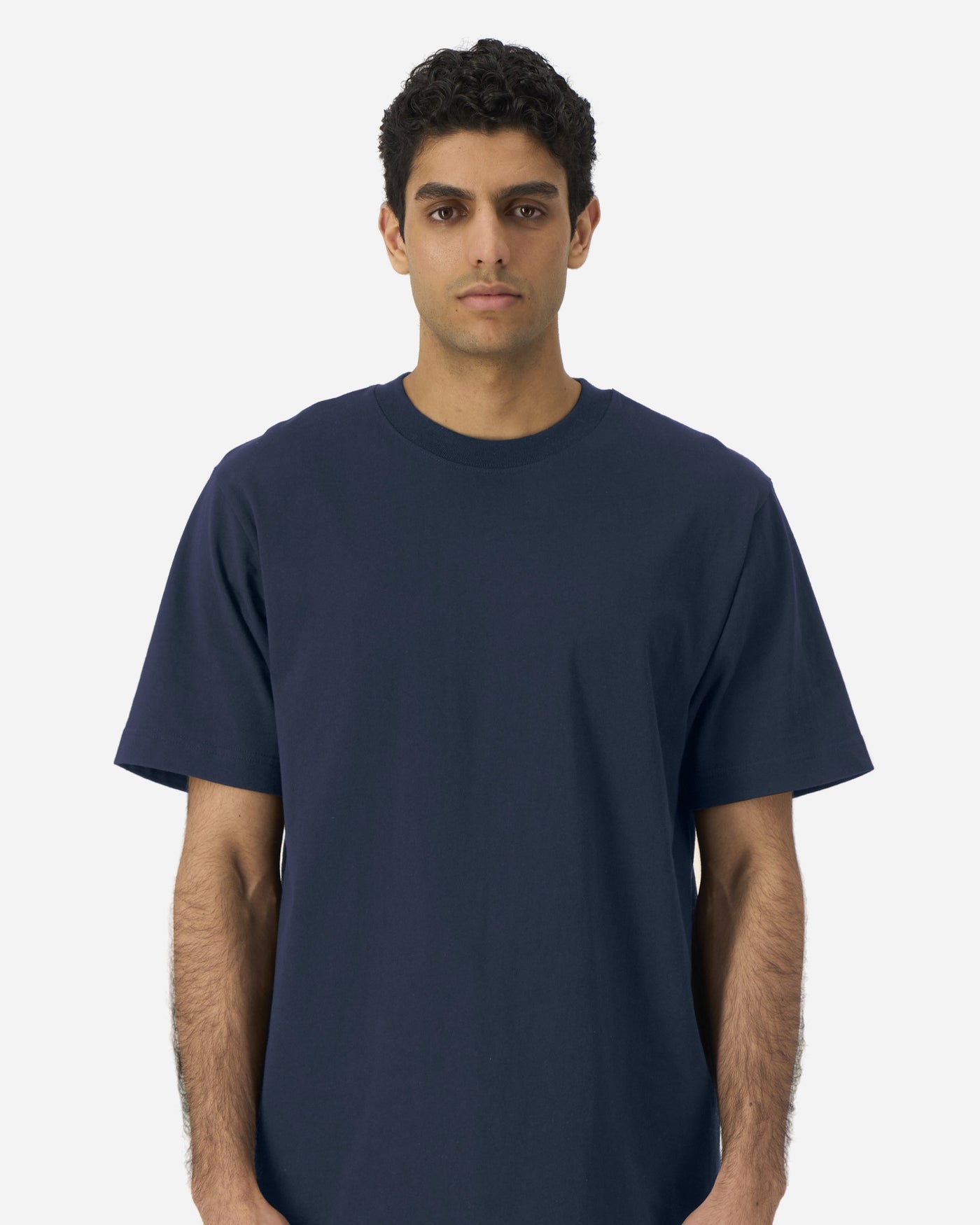 T-shirt unisexe Freestyler porté, coloris French Navy