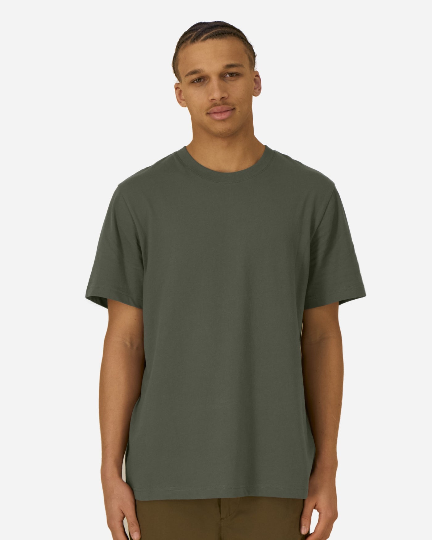 T-shirt unisexe Freestyler porté, coloris Khaki