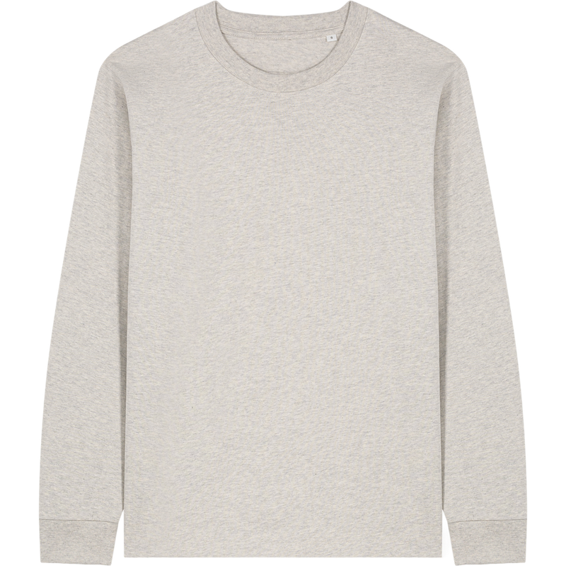 T-shirt unisexe Freestyler Long Sleeve à plat, coloris Heather Haze