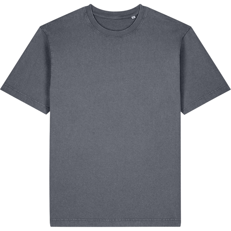T-shirt unisexe Freestyler Vintage à plat, coloris G. Dyed Anthracite