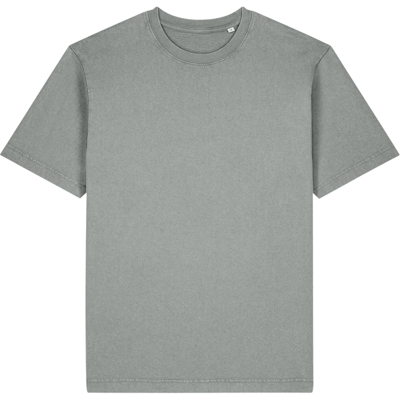 T-shirt unisexe Freestyler Vintage à plat, coloris G. Dyed Misty Grey