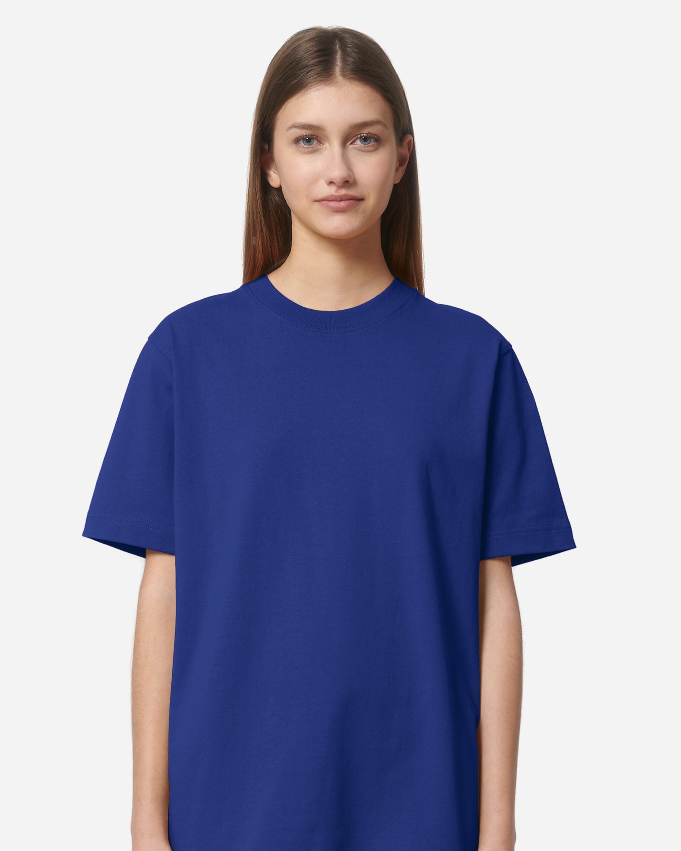 T-shirt unisexe Freestyler porté, coloris Worker Blue