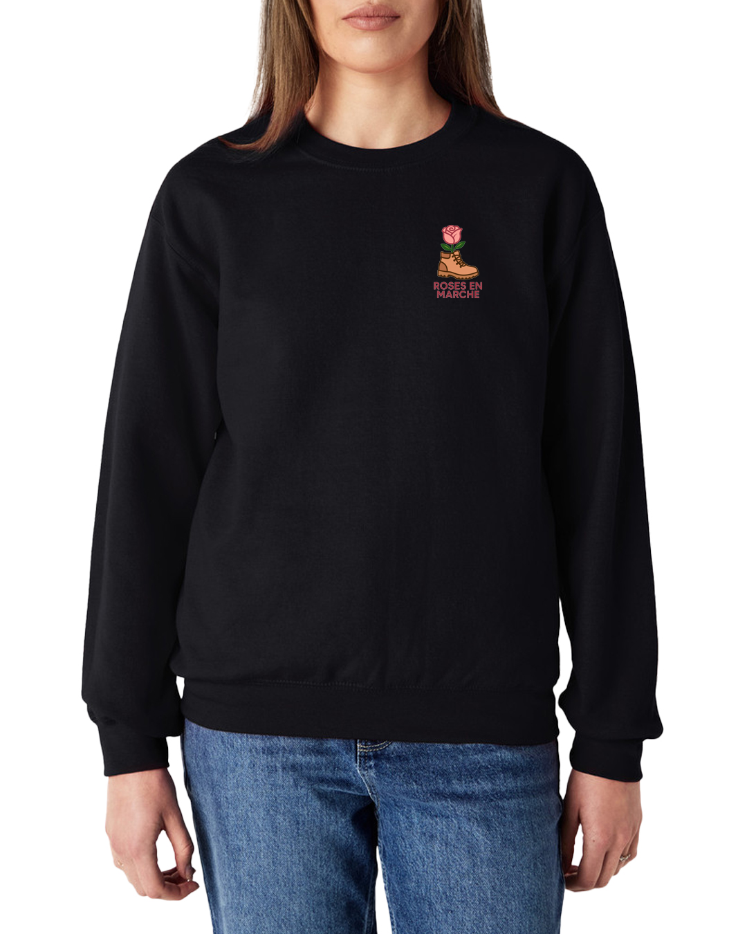 Sweat-shirt unisexe - Roses en Marche