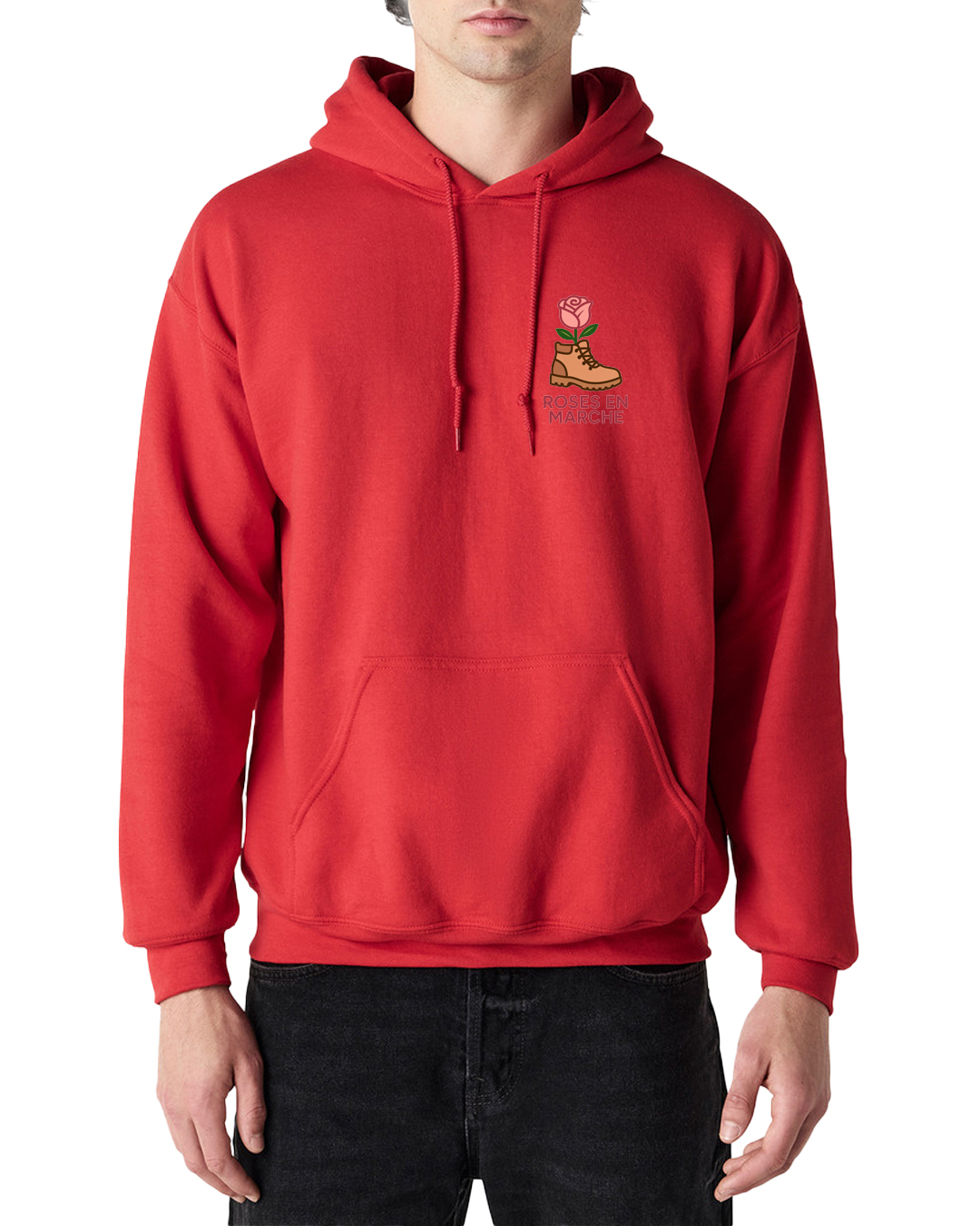 Sweat à capuche unisexe - Roses en Marche