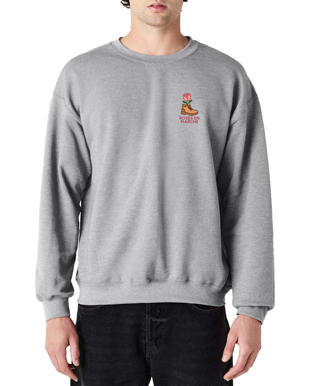 Sweat-shirt unisexe - Roses en Marche