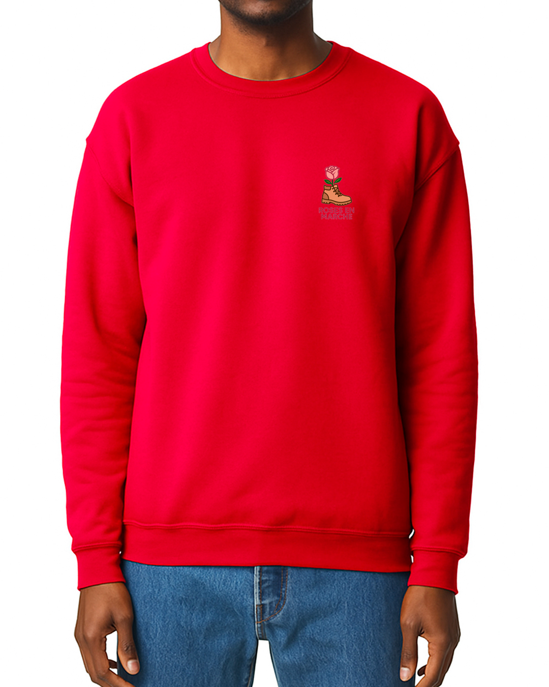 Sweat-shirt unisexe - Roses en Marche