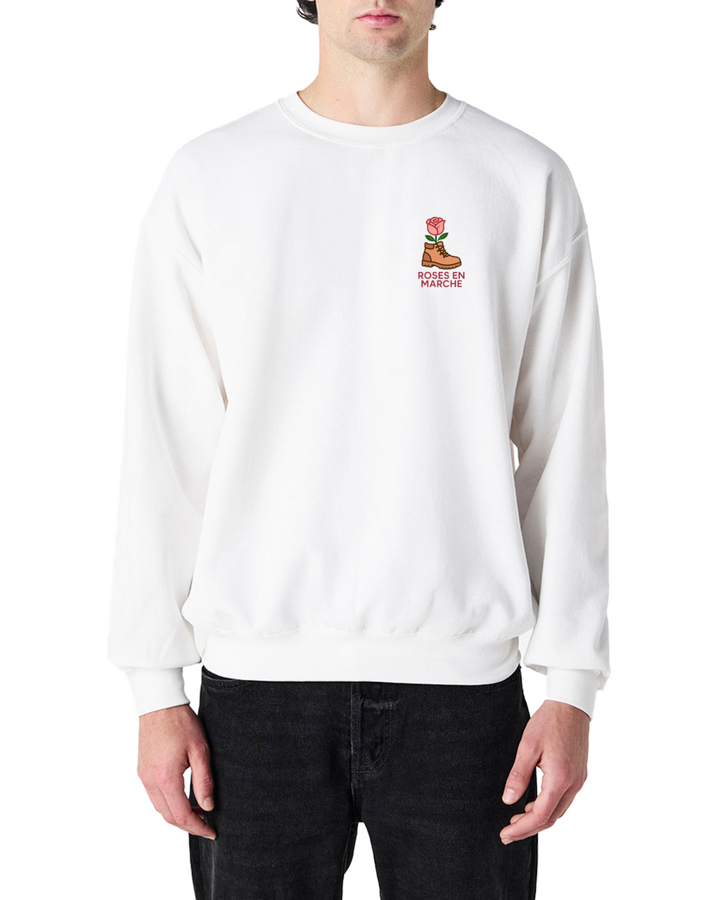 Sweat-shirt unisexe - Roses en Marche