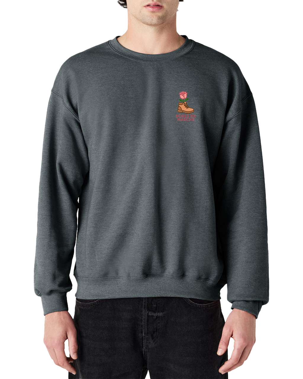 Sweat-shirt unisexe - Roses en Marche