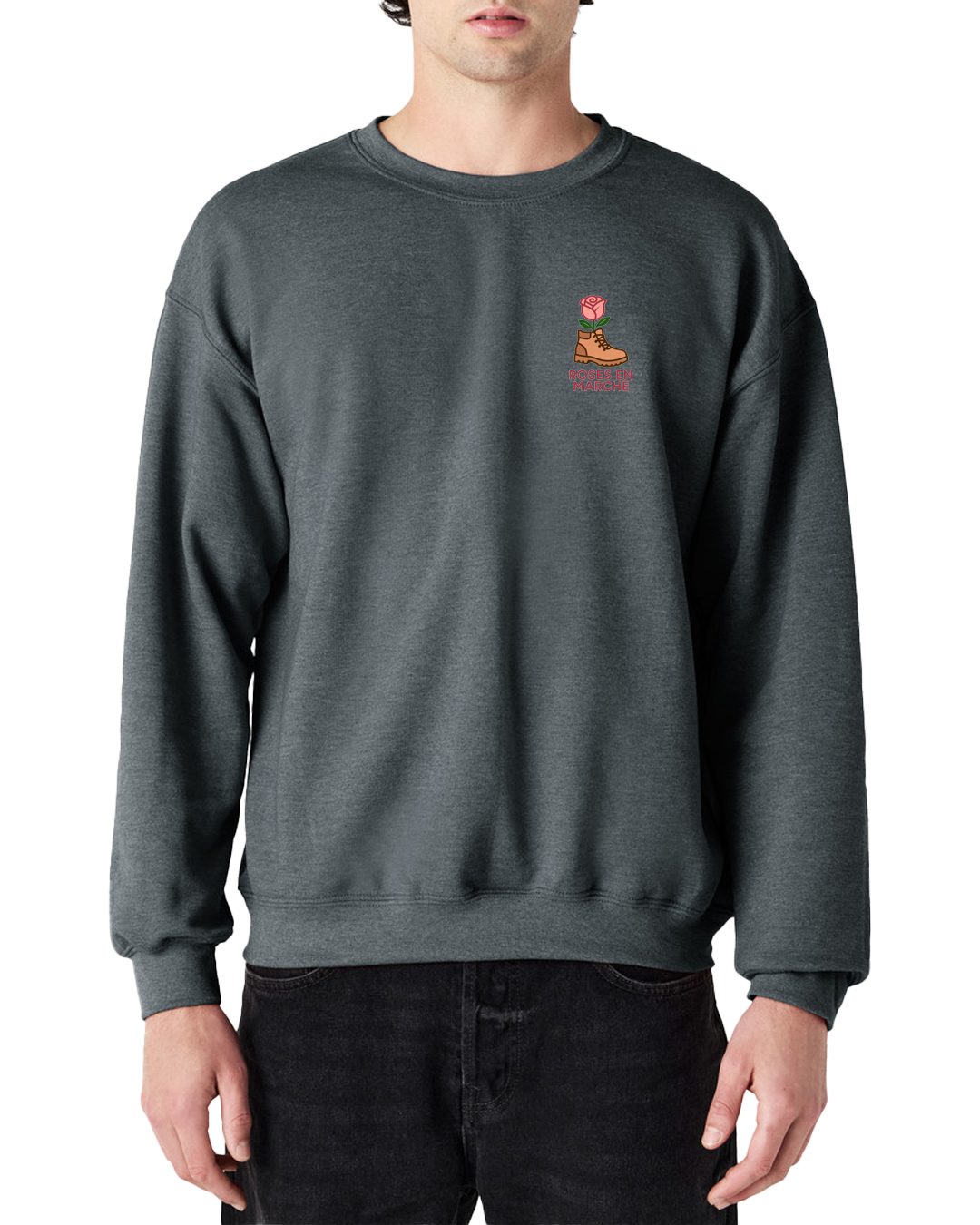 Sweat-shirt unisexe - Roses en Marche