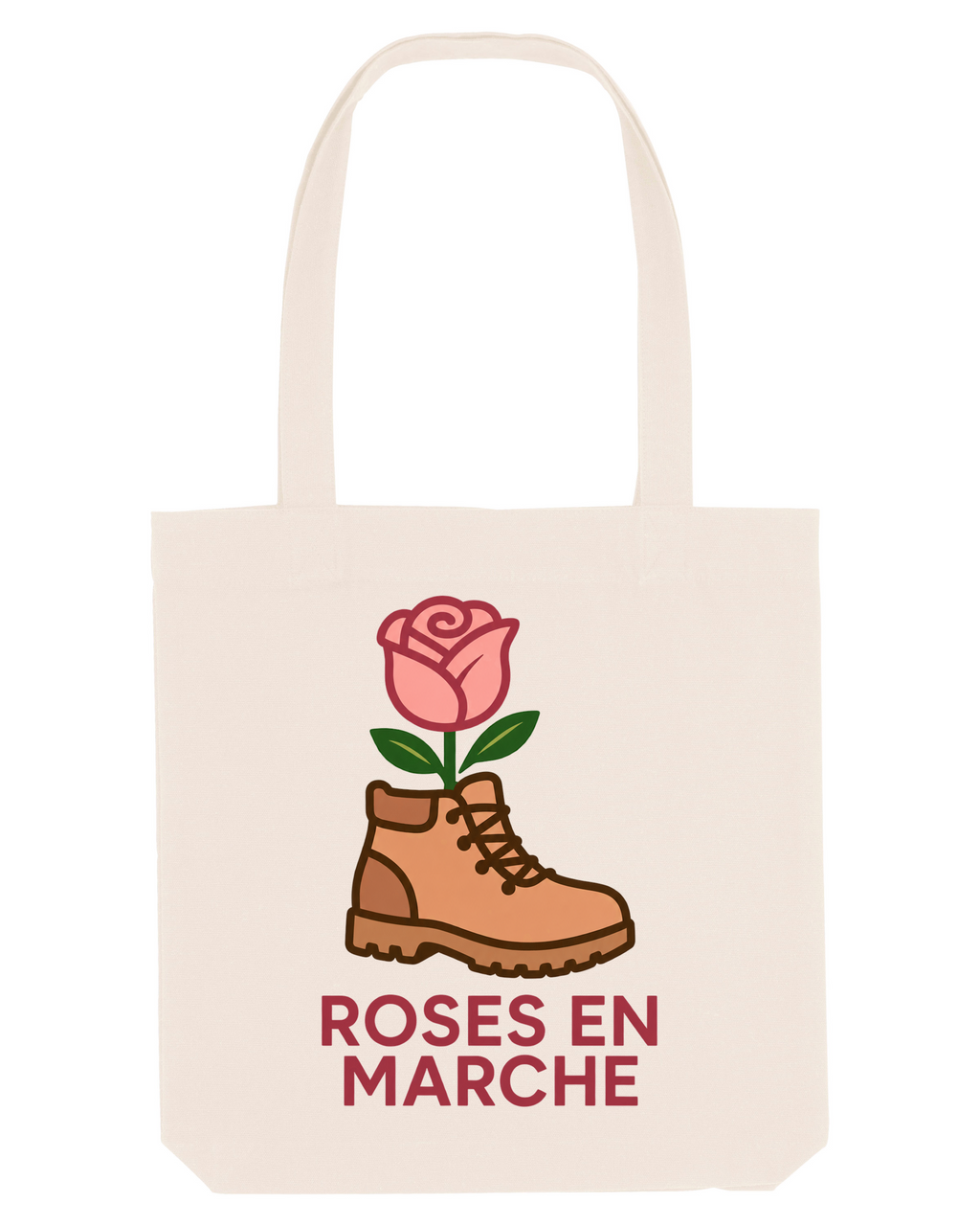 Sac tote bag - Roses en Marche