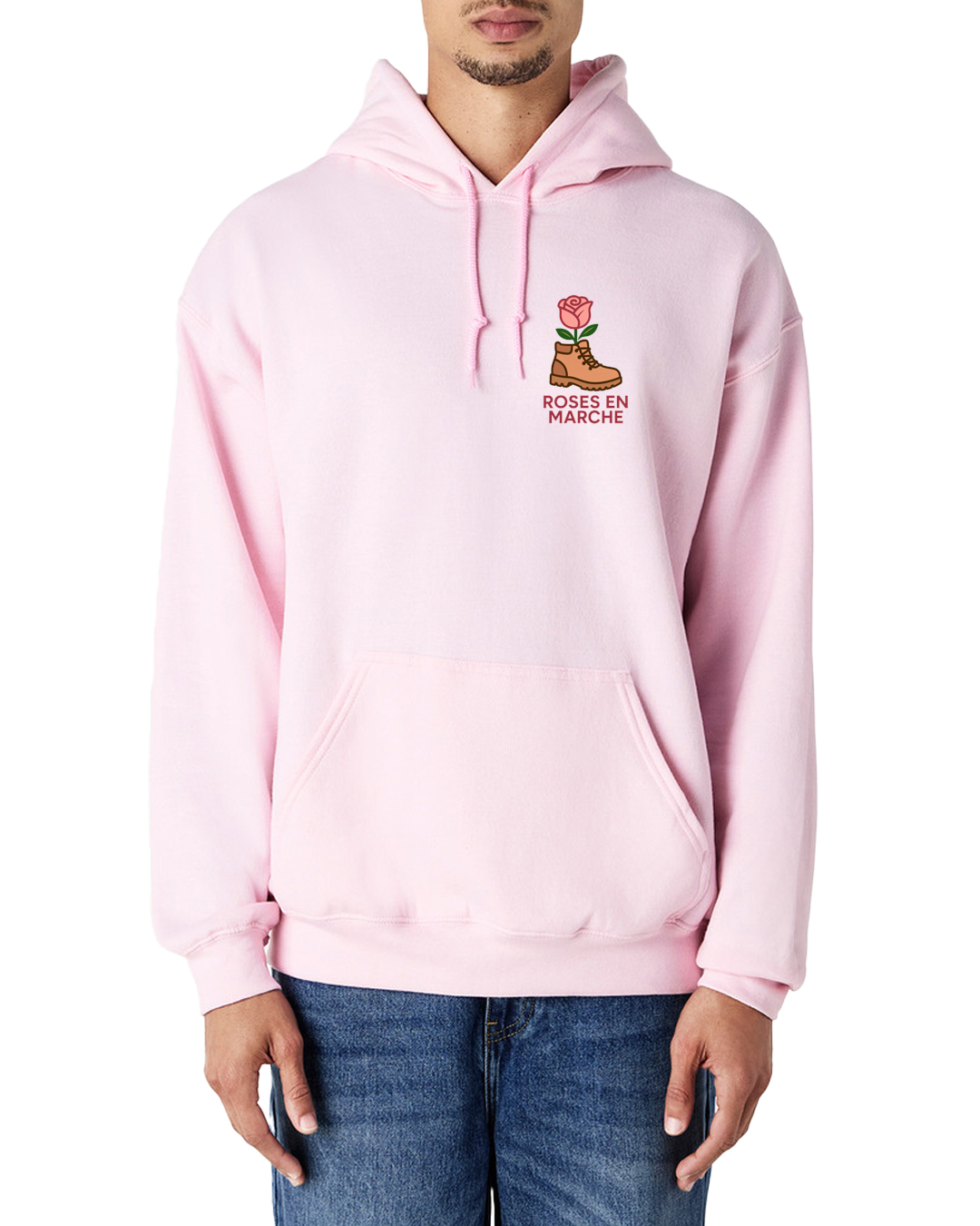 Sweat à capuche unisexe - Roses en Marche