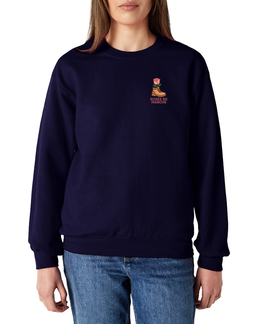 Sweat-shirt unisexe - Roses en Marche