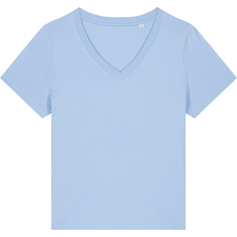 T-shirt femme Stella Isla à plat, coloris Blue Soul