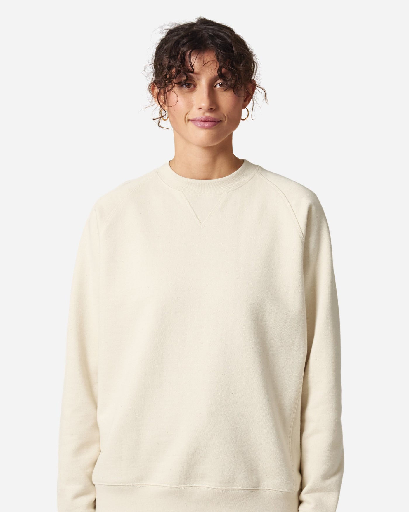 Sweat unisexe Knoxer porté, coloris Natural Raw