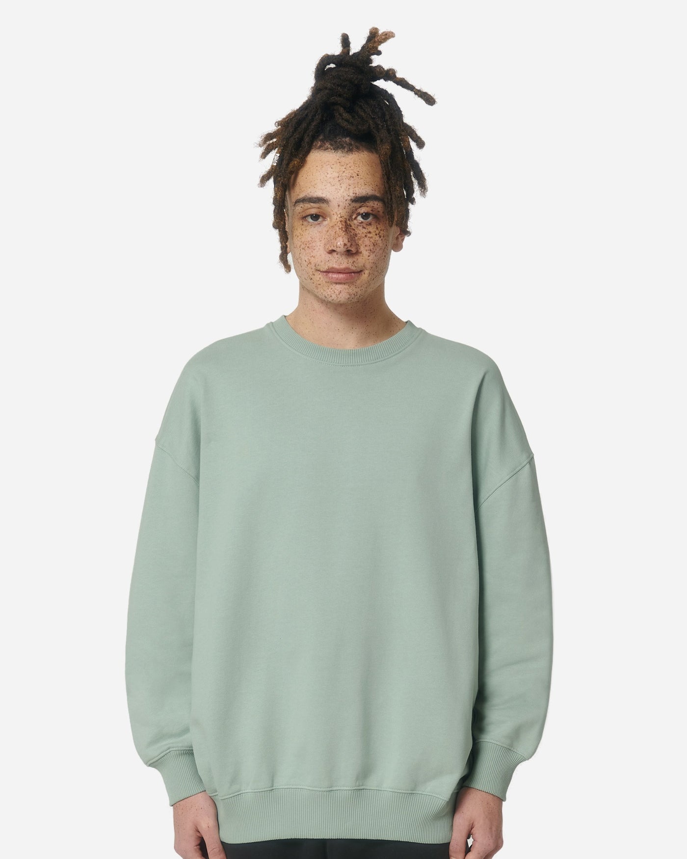 Sweat unisexe Ledger Dry porté, coloris Aloe