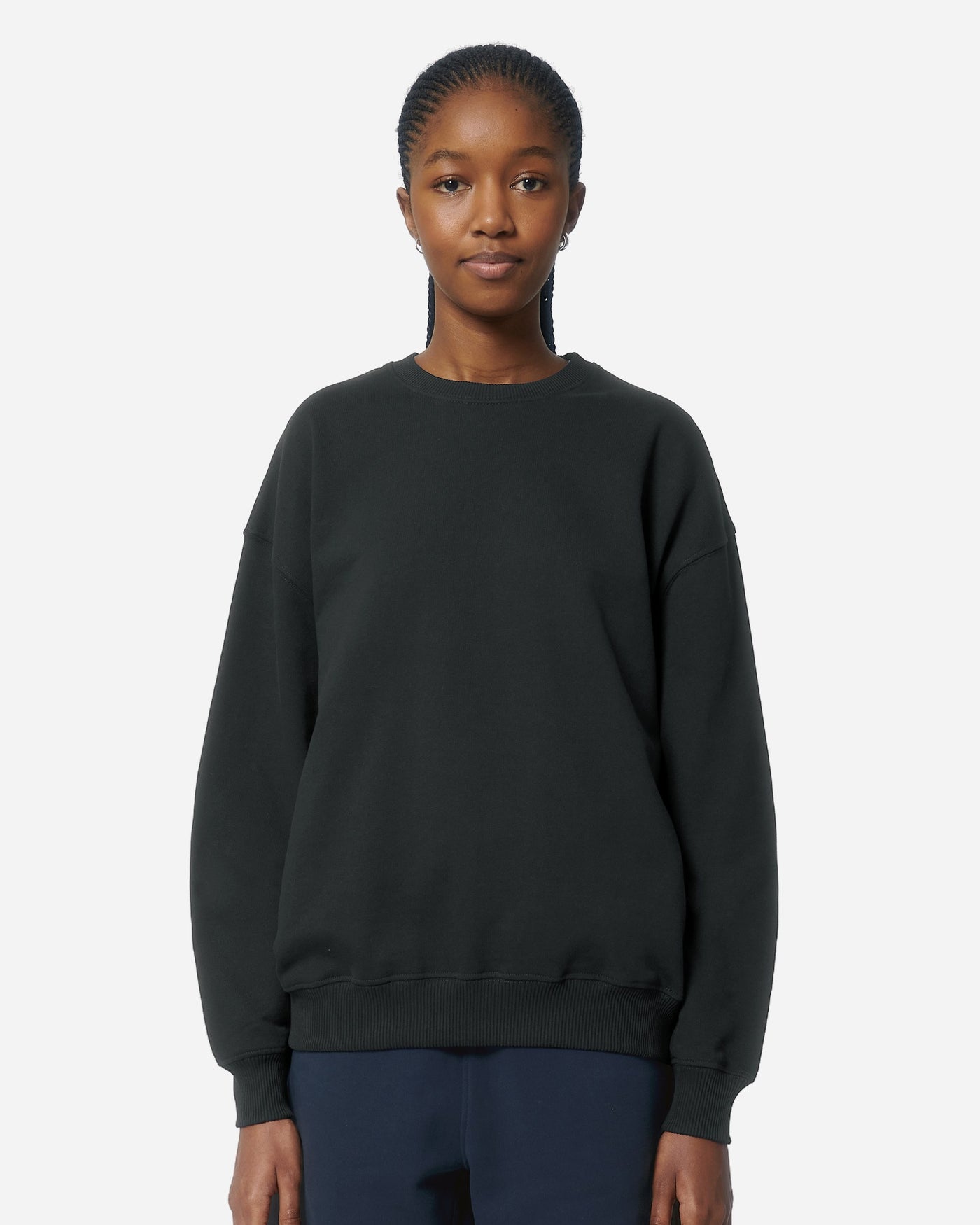 Sweat unisexe Ledger Dry porté, coloris Black
