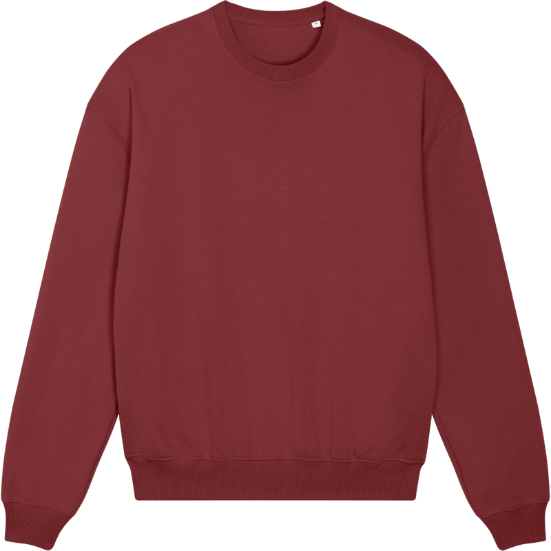 Sweat unisexe Ledger Dry à plat, coloris Red Earth
