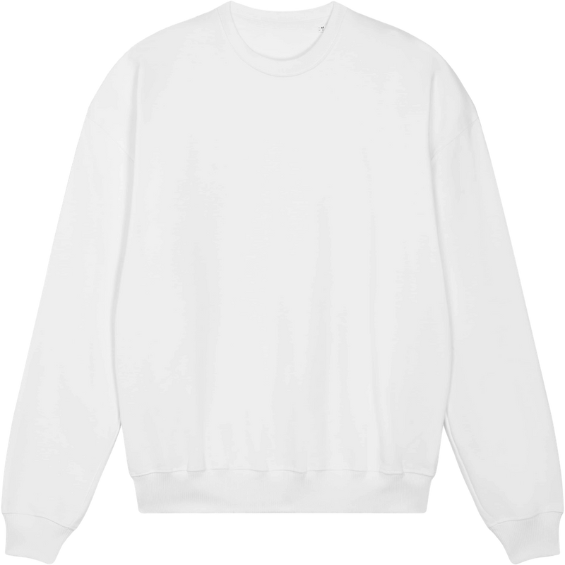 Sweat unisexe Ledger Dry à plat, coloris White