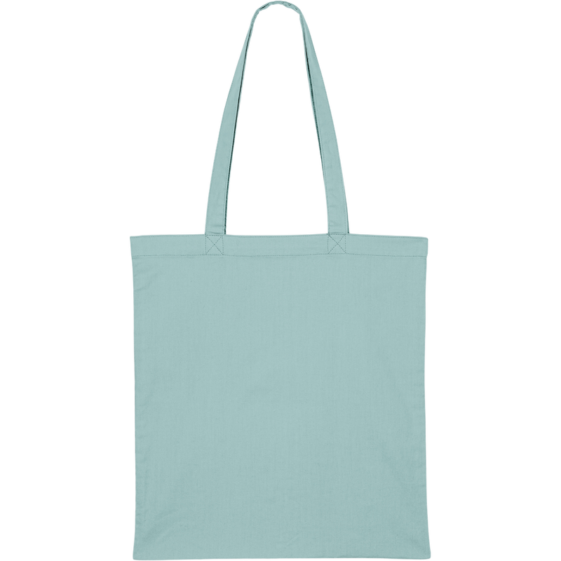 Sac Light Tote Bag à plat, coloris Teal Monstera