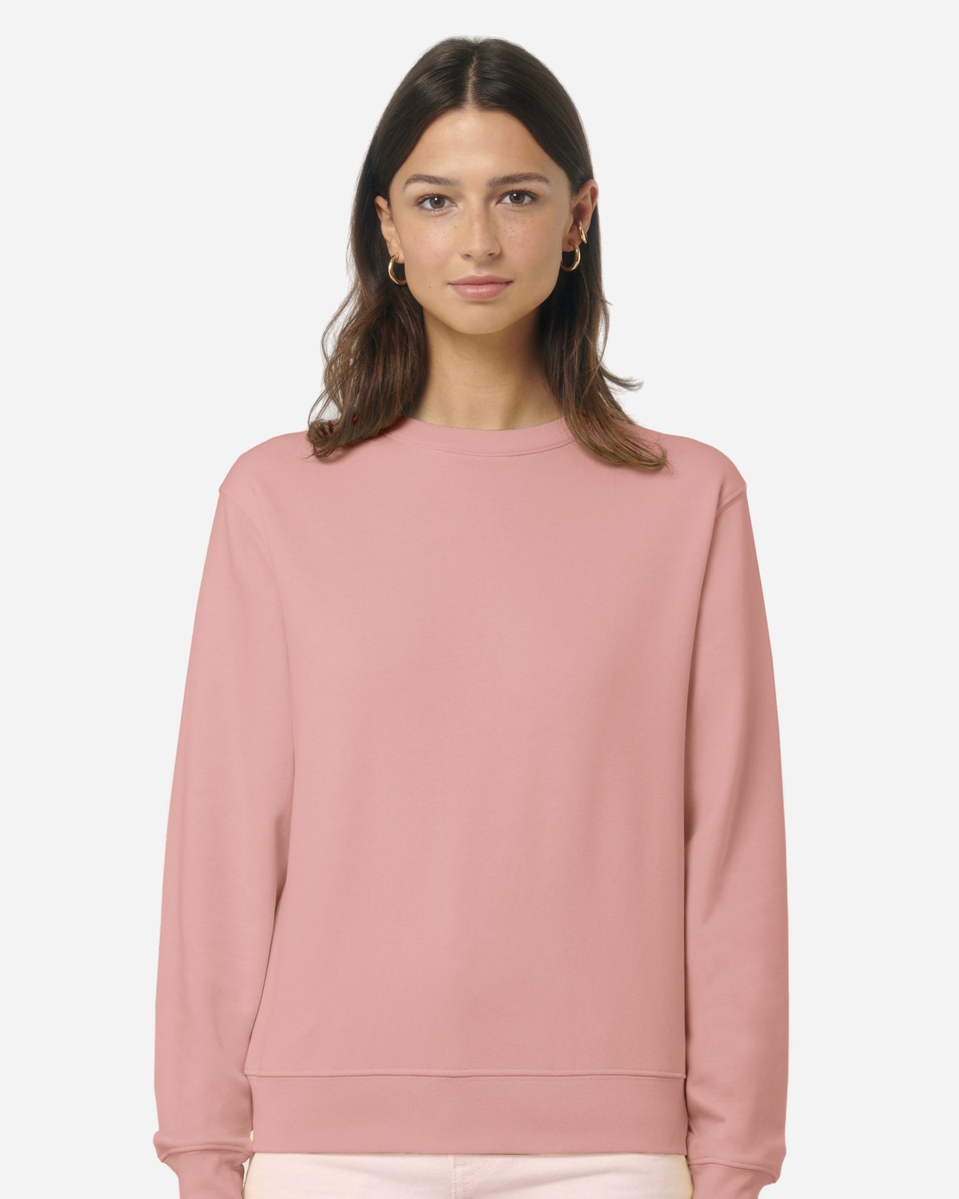 Sweat unisexe Matcher porté, coloris Canyon Pink