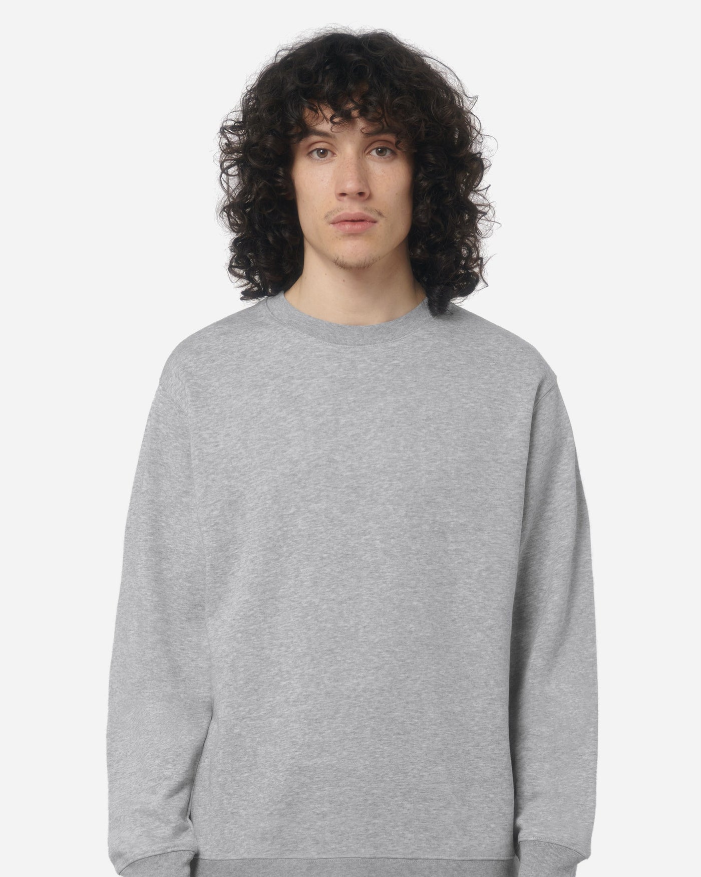 Sweat unisexe Matcher porté, coloris Heather Grey