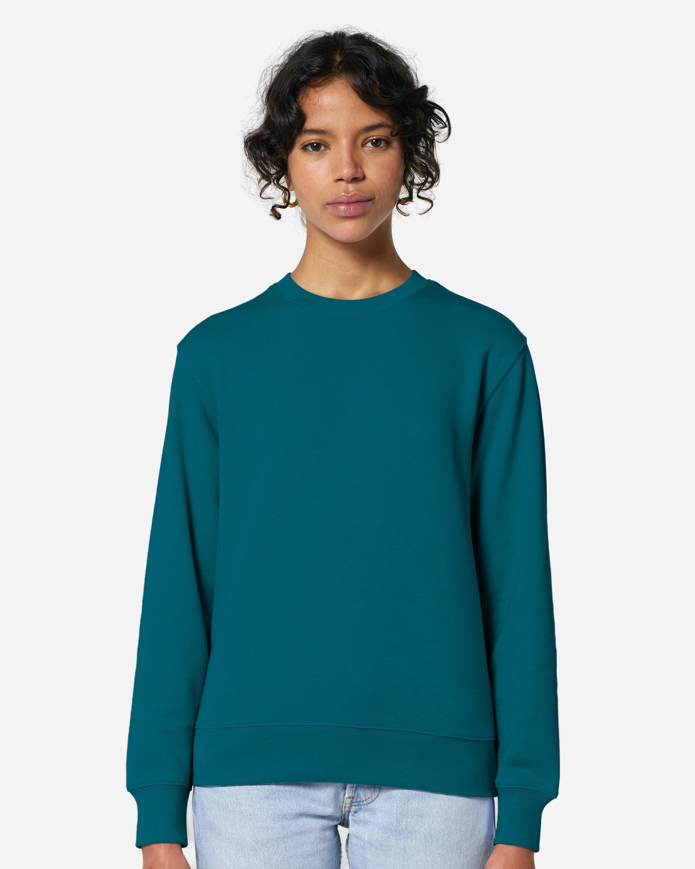 Sweat unisexe Matcher porté, coloris Ocean Depth