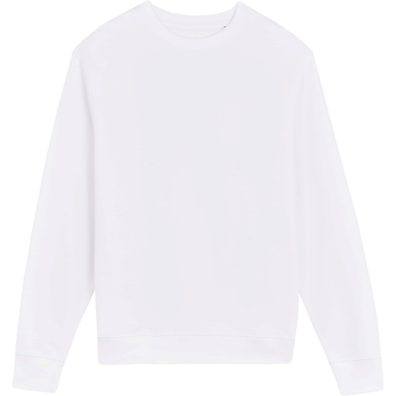 Sweat unisexe Matcher à plat, coloris White