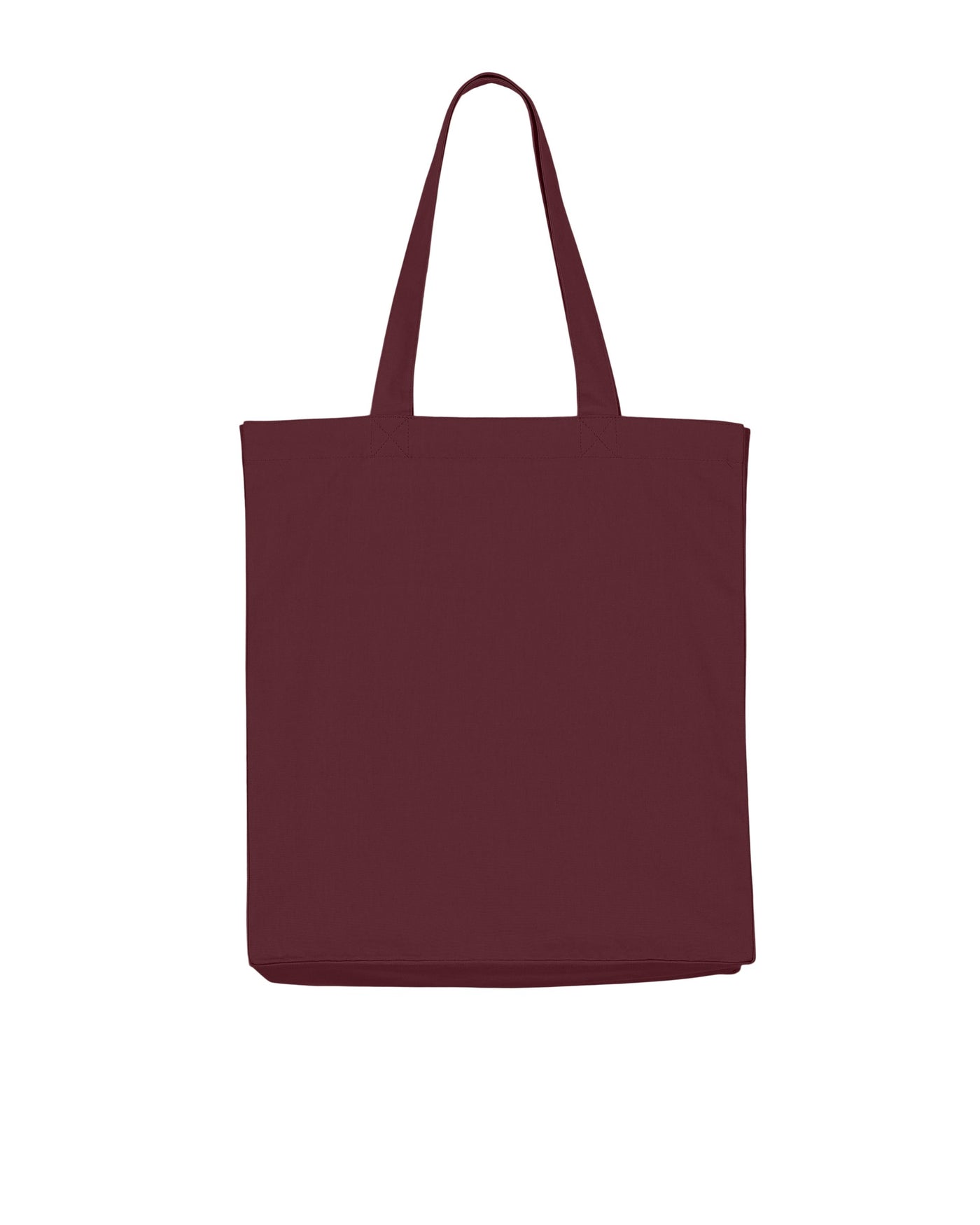 Sac Mid Tote Bag porté, coloris Burgundy