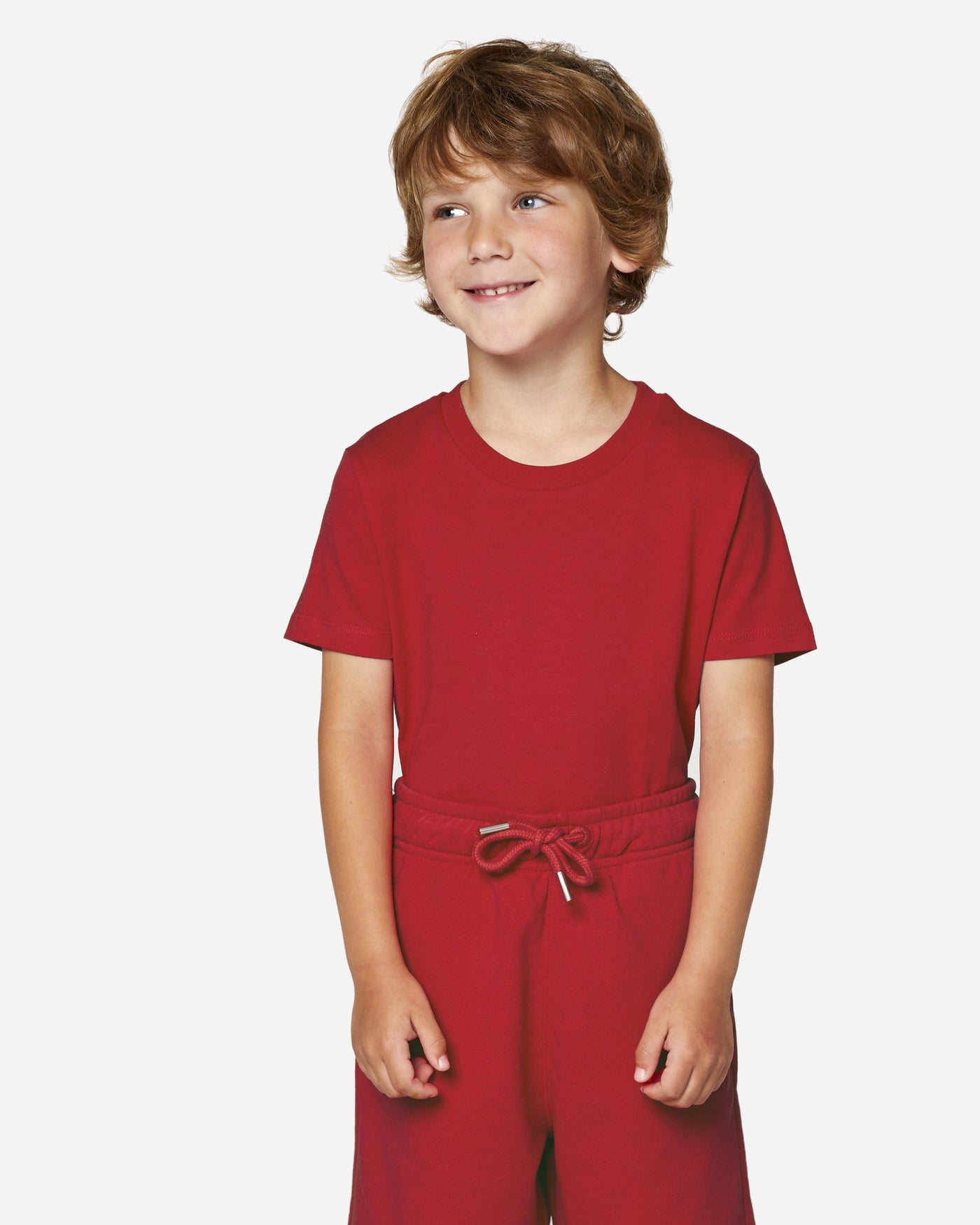 Short enfant Mini Bolter porté, coloris Red